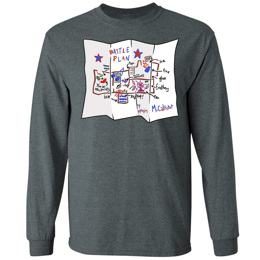 Long Sleeve T-Shirt - VJQUJWR3 - Dark Heather - 15