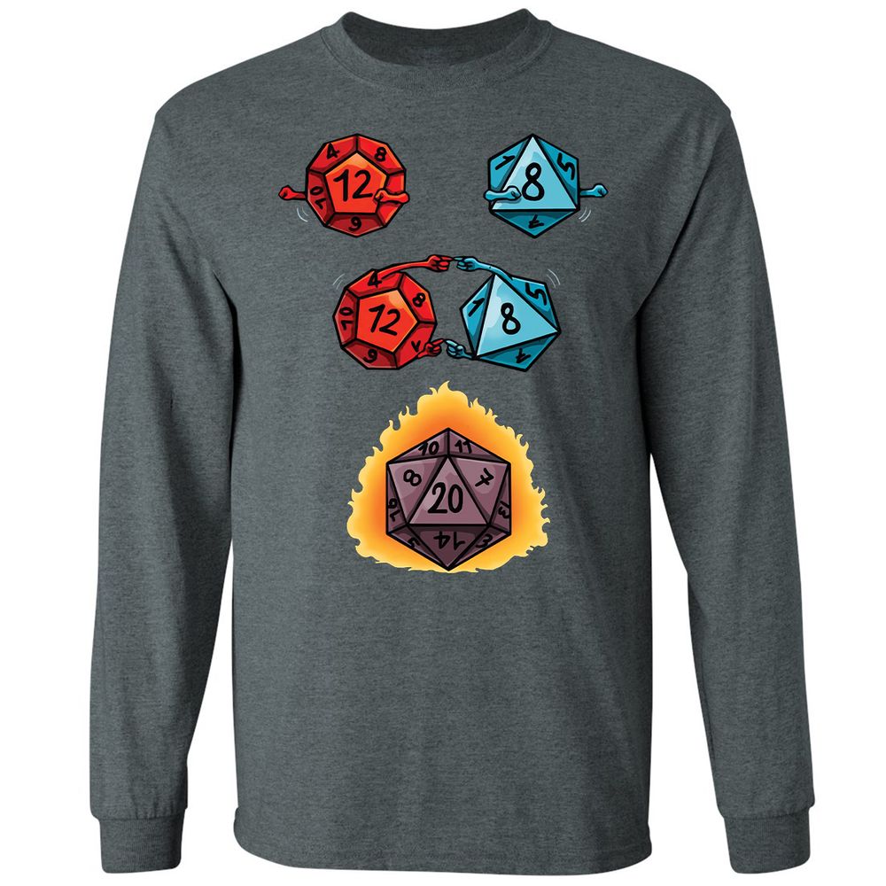 Long Sleeve T-Shirt - YUVQ2WWD - Dark Heather - 15
