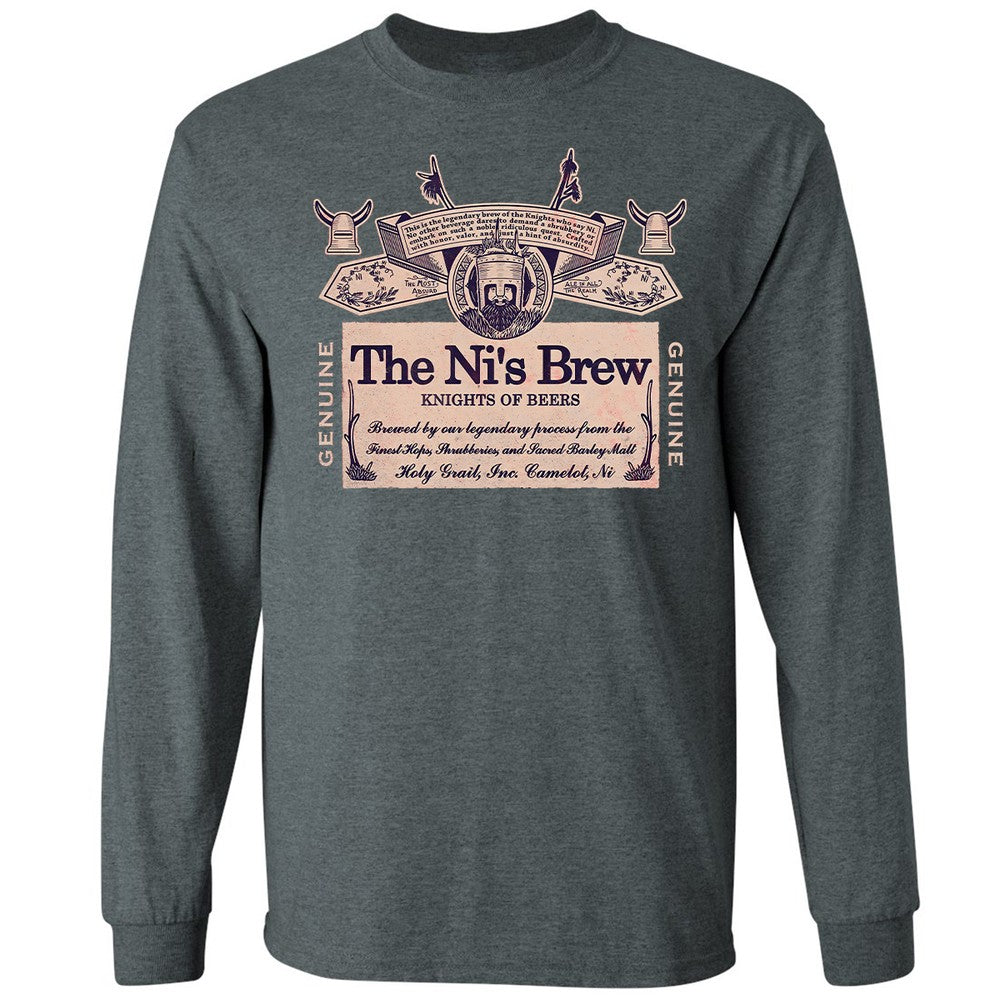 Long Sleeve T-Shirt - YY2S9CJD - Dark Heather - 15