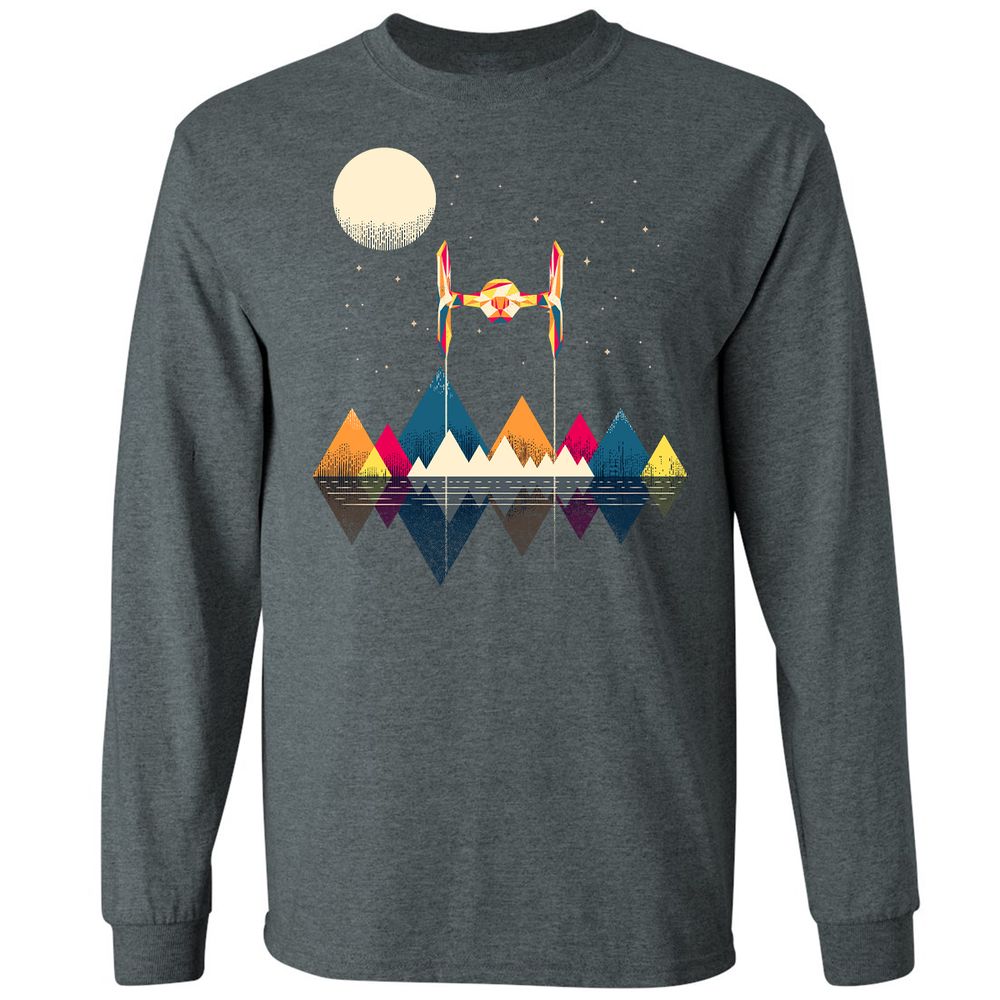 Long Sleeve T-Shirt - WAVXFJ4K - Dark Heather - 15