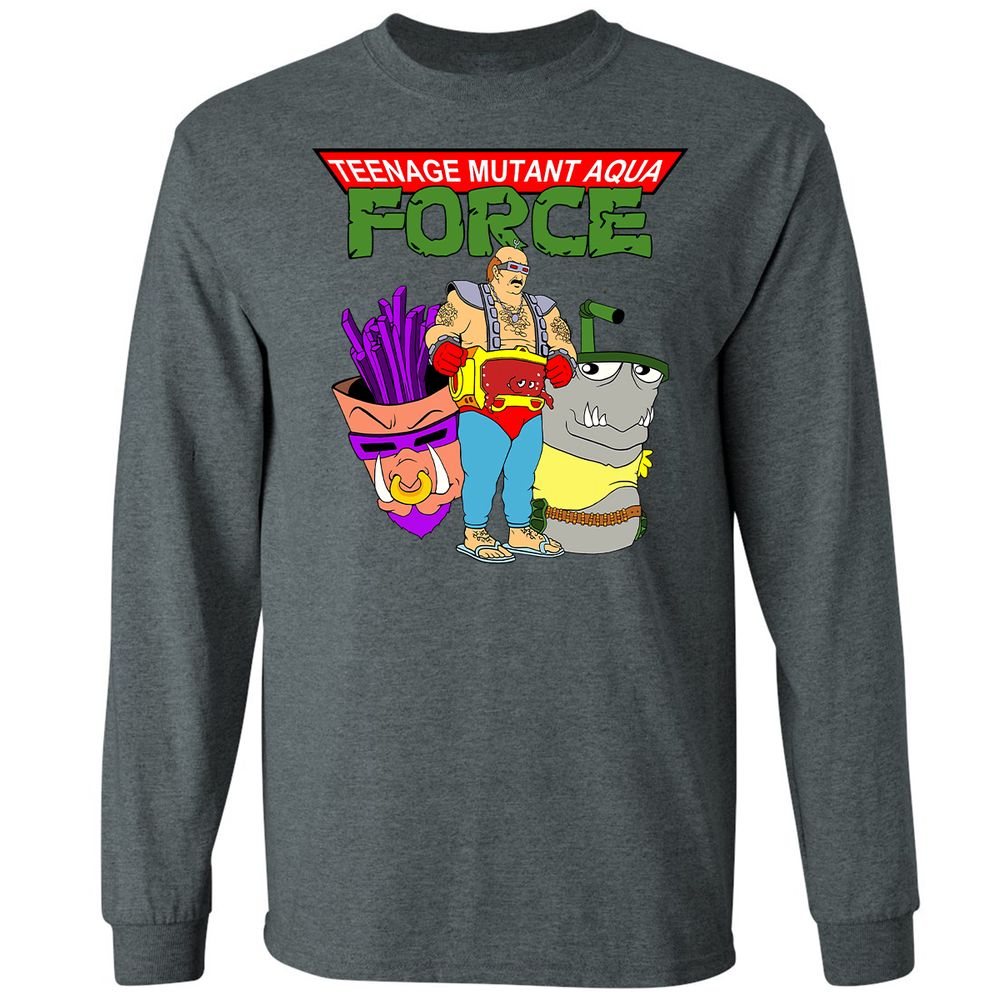 Long Sleeve T-Shirt - 8T3P1BK7 - Dark Heather - 15