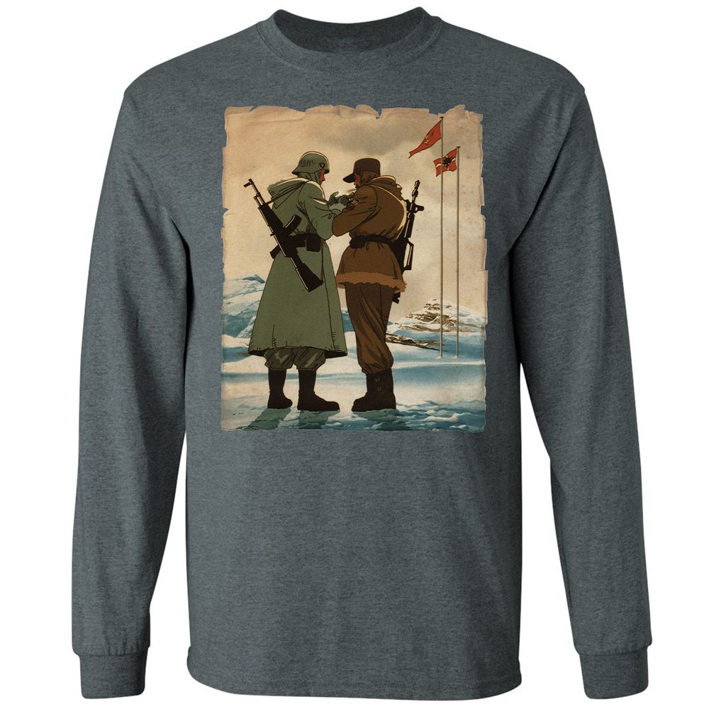 Long Sleeve T-Shirt - 2T4HG375 - Dark Heather - 15