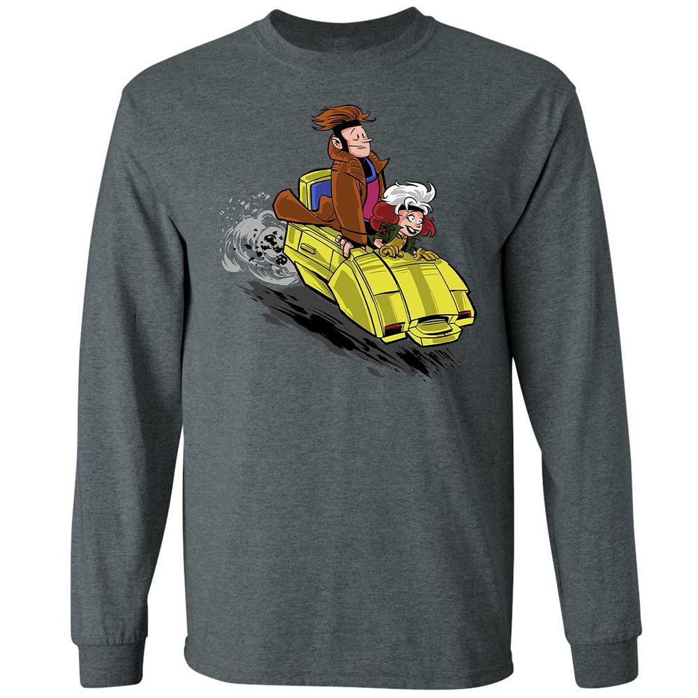 Long Sleeve T-Shirt - BYWG6W9C - Dark Heather - 15