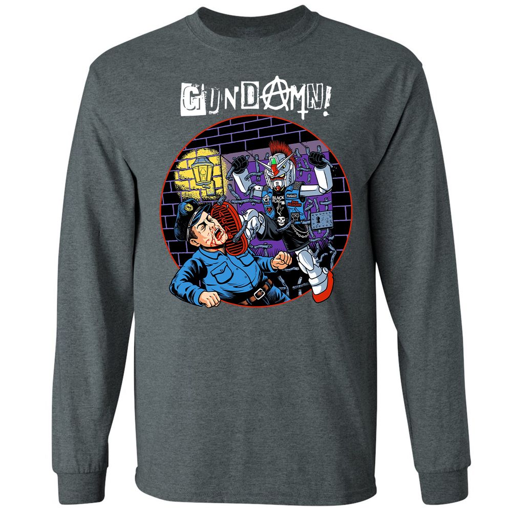 Long Sleeve T-Shirt - GXH5NS96 - Dark Heather - 15