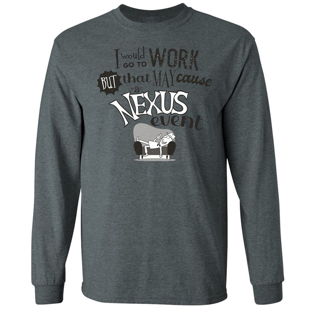 Long Sleeve T-Shirt - BRZEFXN5 - Dark Heather - 15