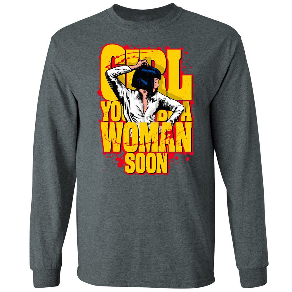 Long Sleeve T-Shirt - W85QLM6E - Dark Heather - 15