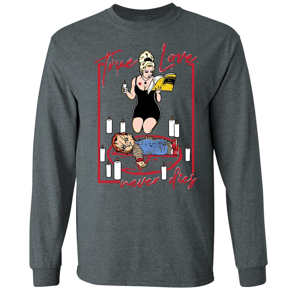 Long Sleeve T-Shirt - 98XA5SKP - Dark Heather - 15