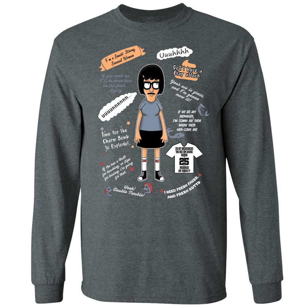 Long Sleeve T-Shirt - XKCET6CM - Dark Heather - 15