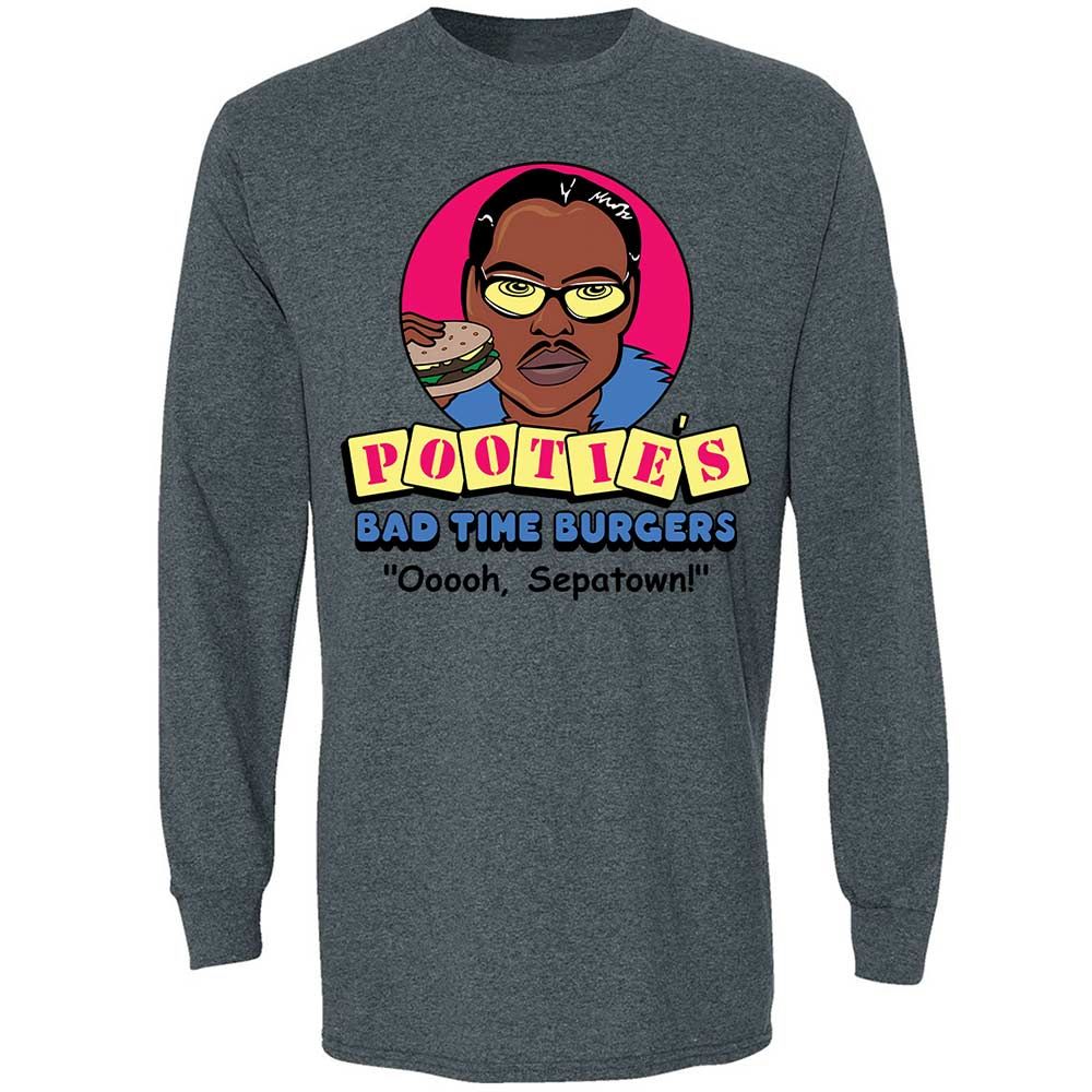 Pootie's Bad Time Burgers - Dark Heather - 15