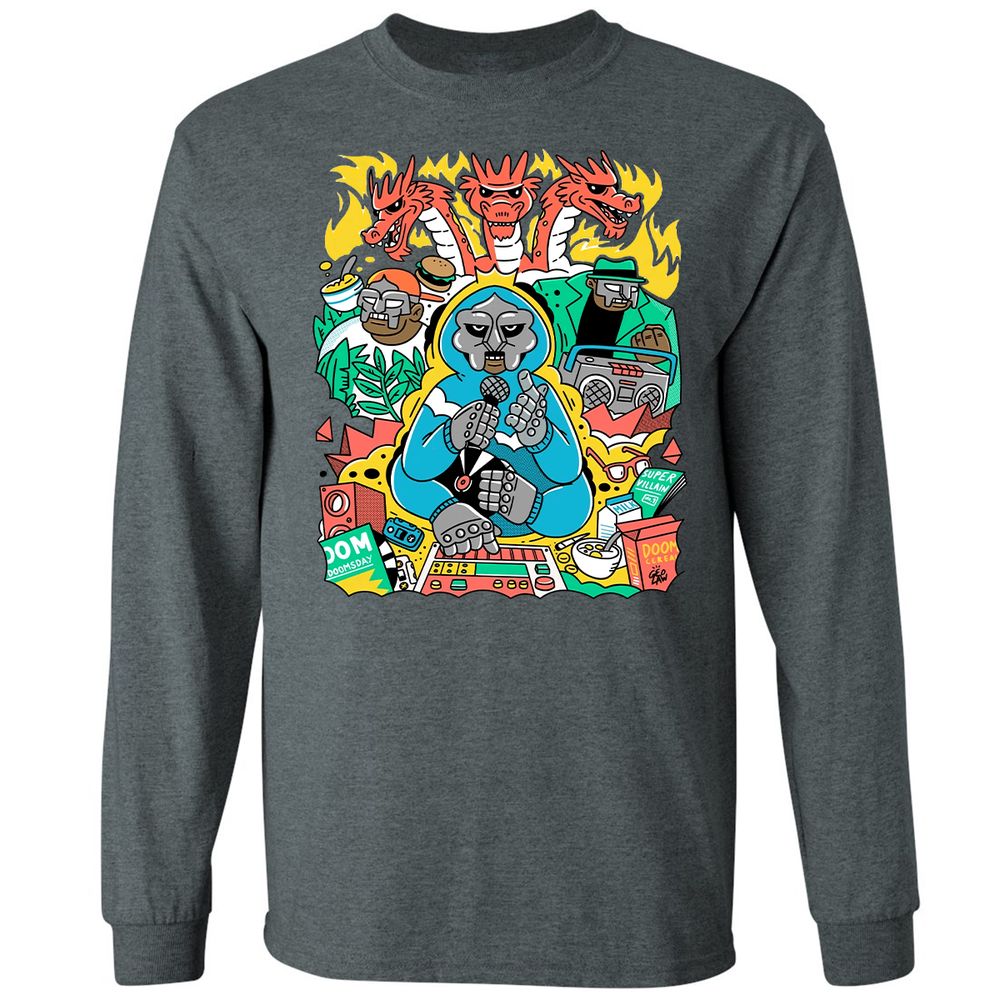 Long Sleeve T-Shirt - WVG2JTX9 - Dark Heather - 15
