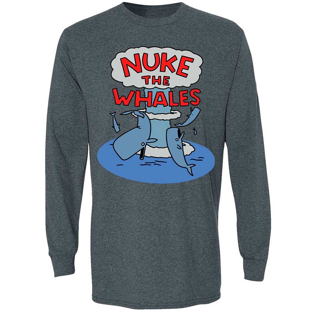 Nuke the Whales - Dark Heather - 15
