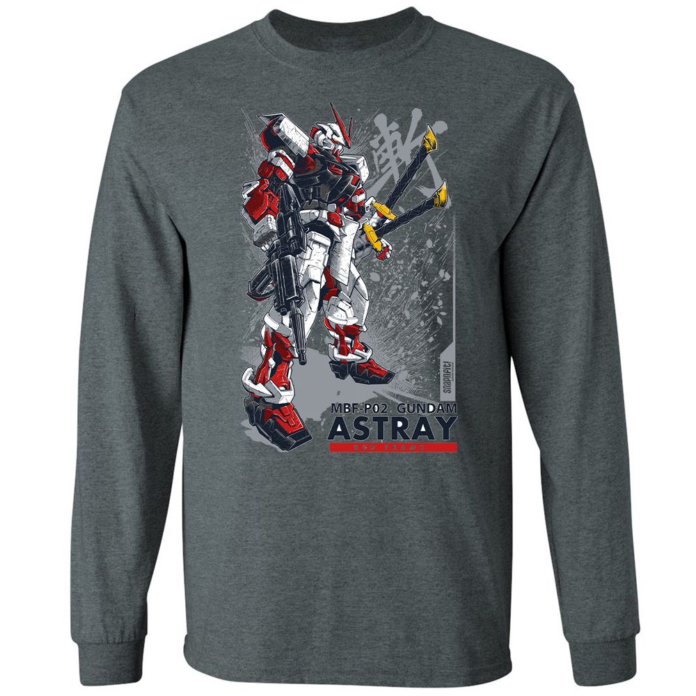 Long Sleeve T-Shirt - HBP8TUM3 - Dark Heather - 15