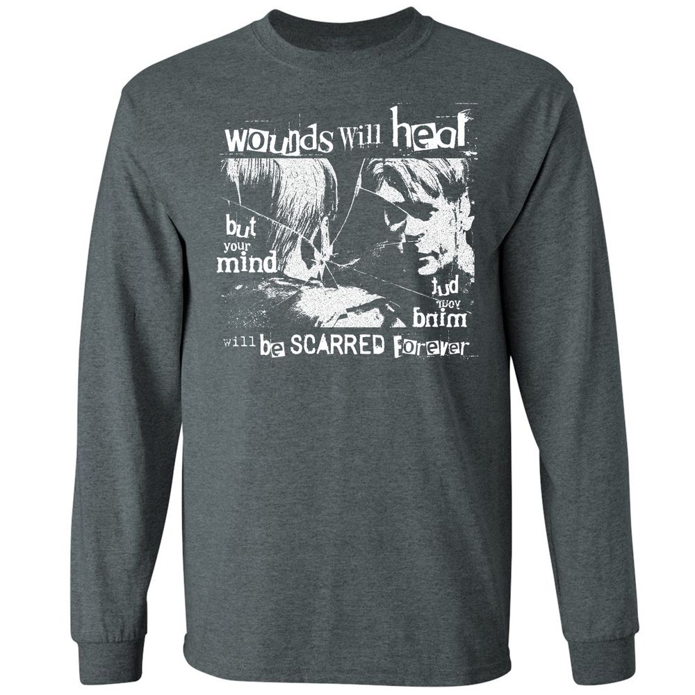 Long Sleeve T-Shirt - JRG5ZDXK - Dark Heather - 15