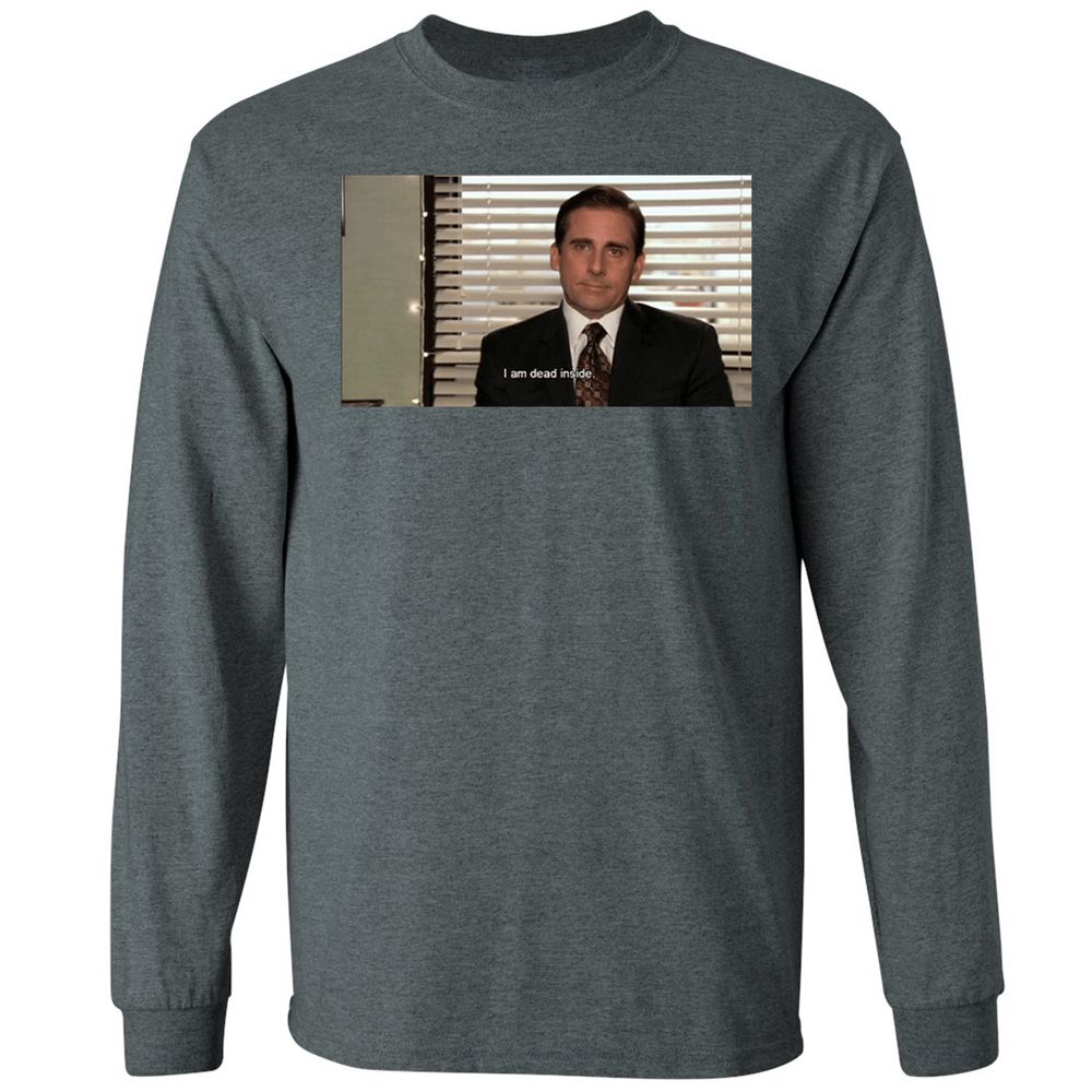 Long Sleeve T-Shirt - ZU1BB8JE - Dark Heather - 15