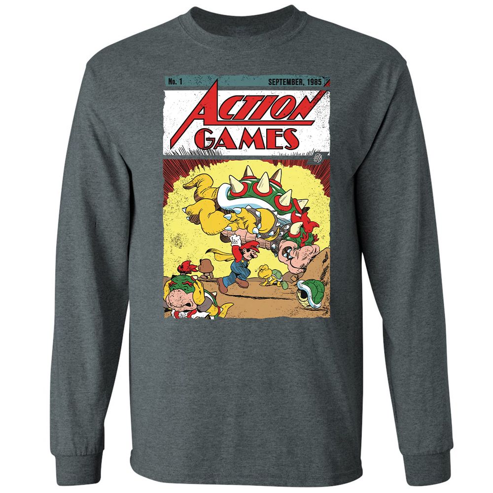 Long Sleeve T-Shirt - 5478ER9S - Dark Heather - 15