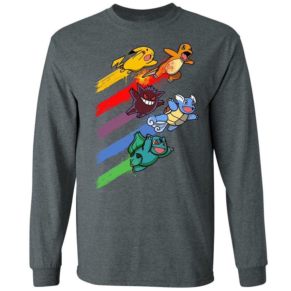 Long Sleeve T-Shirt - KMN5JGQ4 - Dark Heather - 15