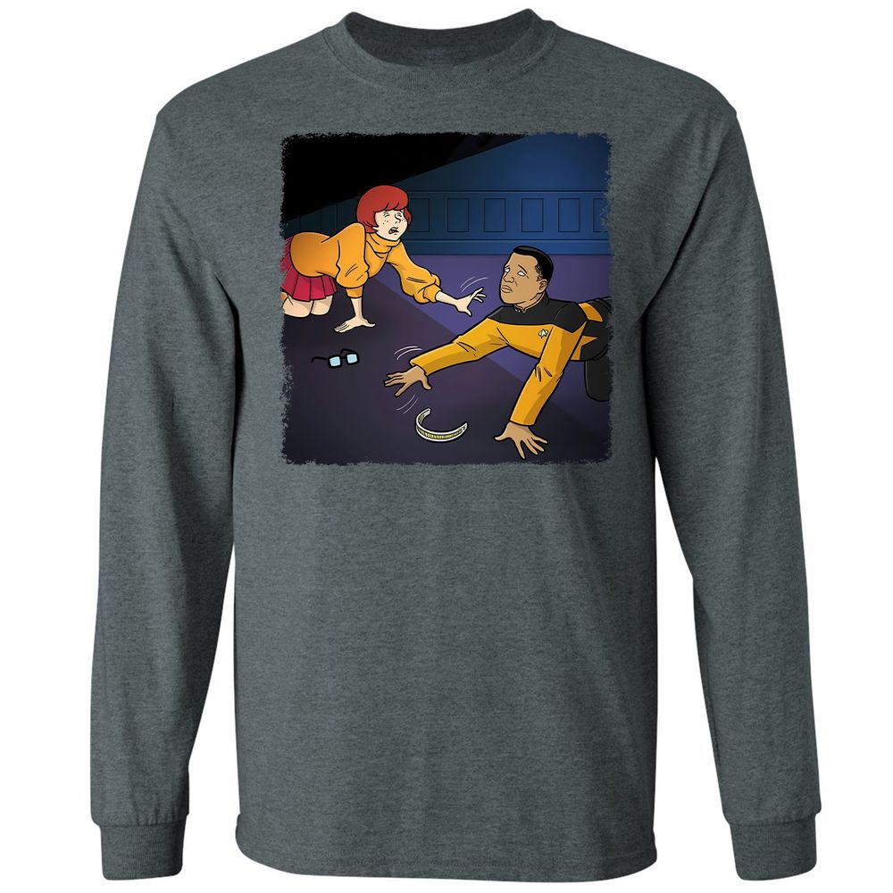 Long Sleeve T-Shirt - QZPGL7PL - Dark Heather - 15