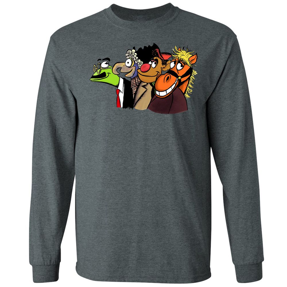 Long Sleeve T-Shirt - 1NZPXSAK - Dark Heather - 15
