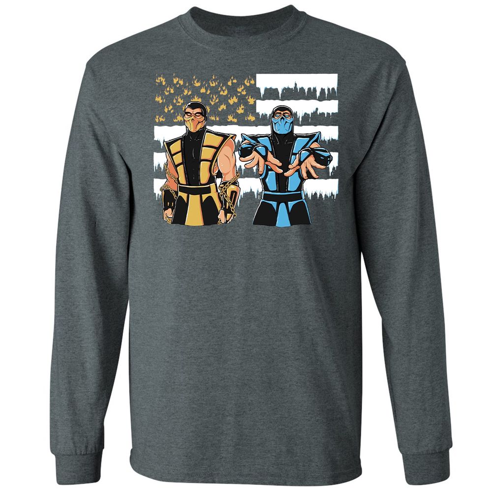 Long Sleeve T-Shirt - VQY32WPH - Dark Heather - 15