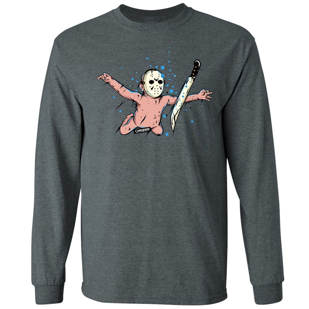 Long Sleeve T-Shirt - W9ME9T98 - Dark Heather - 15