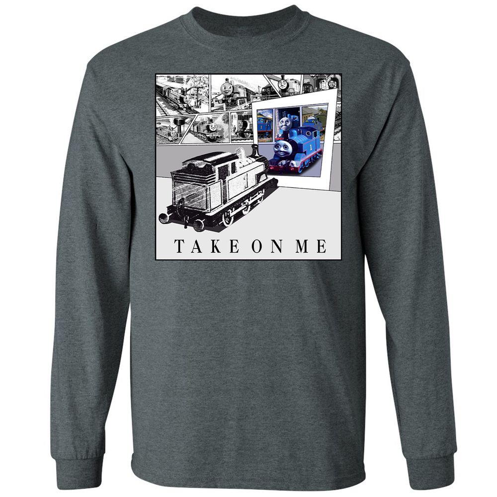Long Sleeve T-Shirt - 7QH2LYBP - Dark Heather - 15