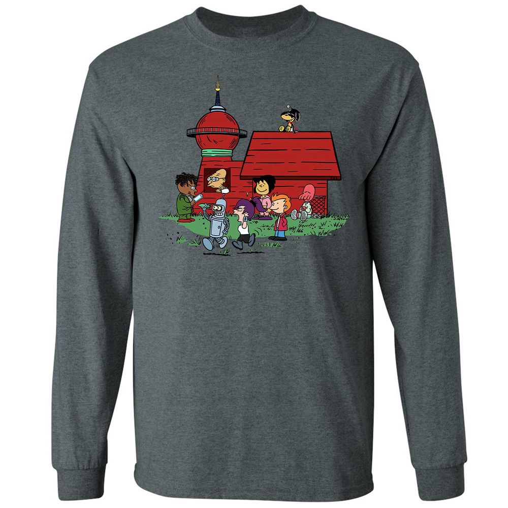 Long Sleeve T-Shirt - DMWMFJ19 - Dark Heather - 15