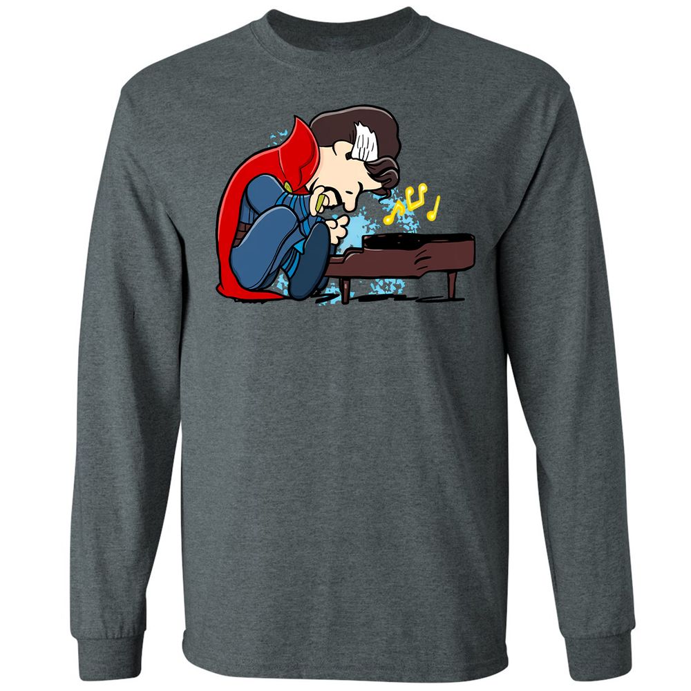 Long Sleeve T-Shirt - 5BGKLDXM - Dark Heather - 15