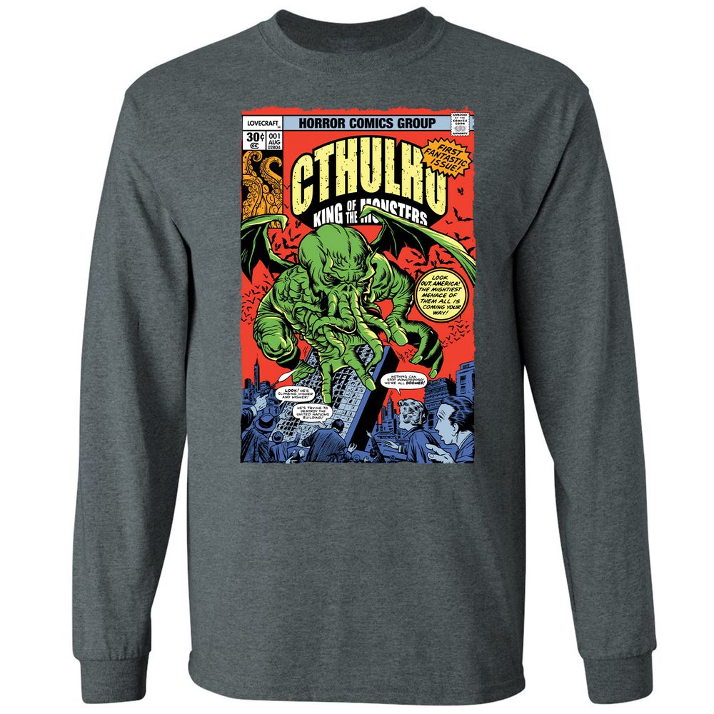 Long Sleeve T-Shirt - T4S3RL7Z - Dark Heather - 15