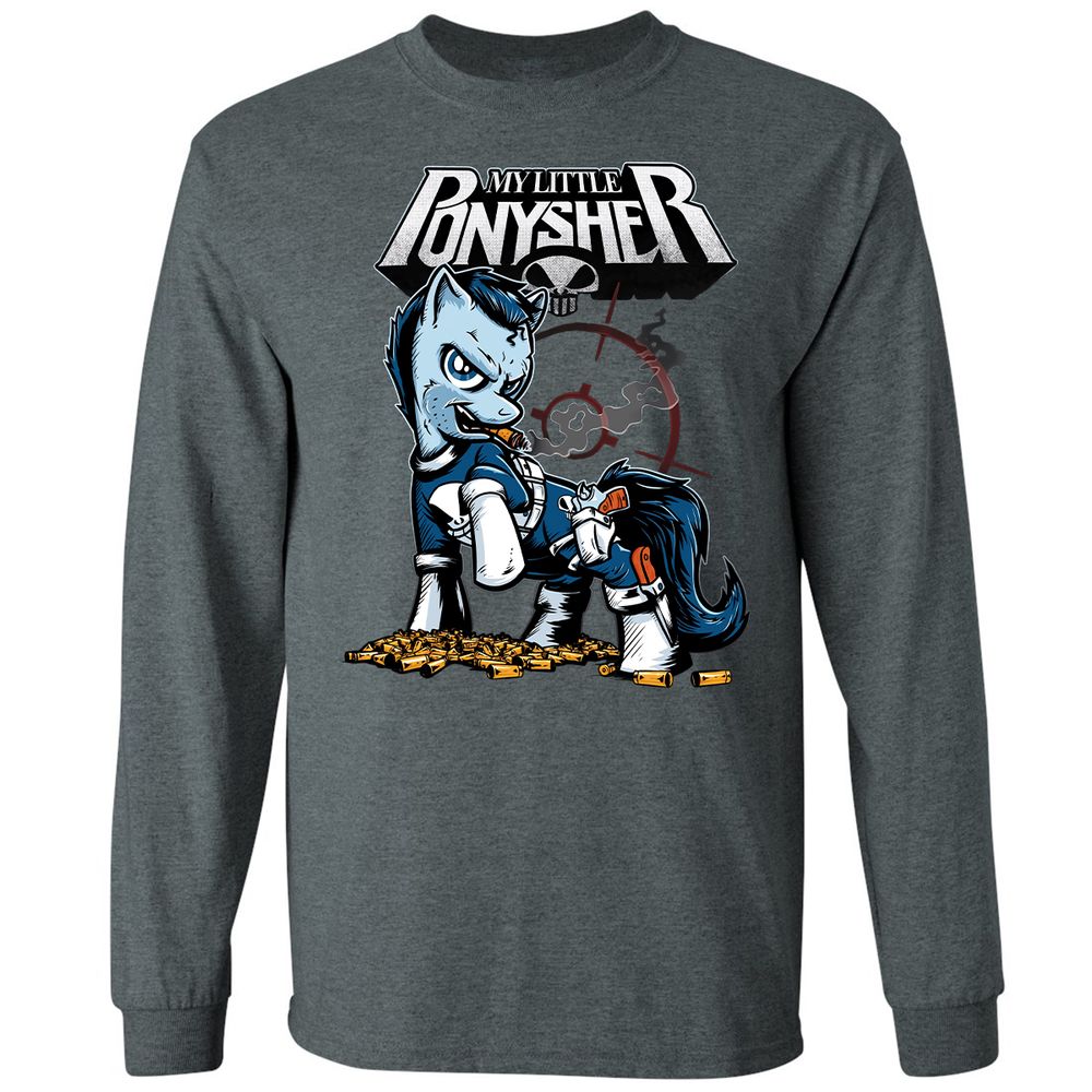 Long Sleeve T-Shirt - CB3EJ9YZ - Dark Heather - 15