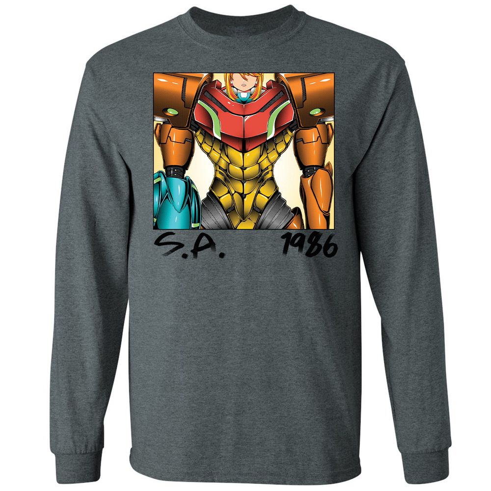 Long Sleeve T-Shirt - 2LUE3P7W - Dark Heather - 15