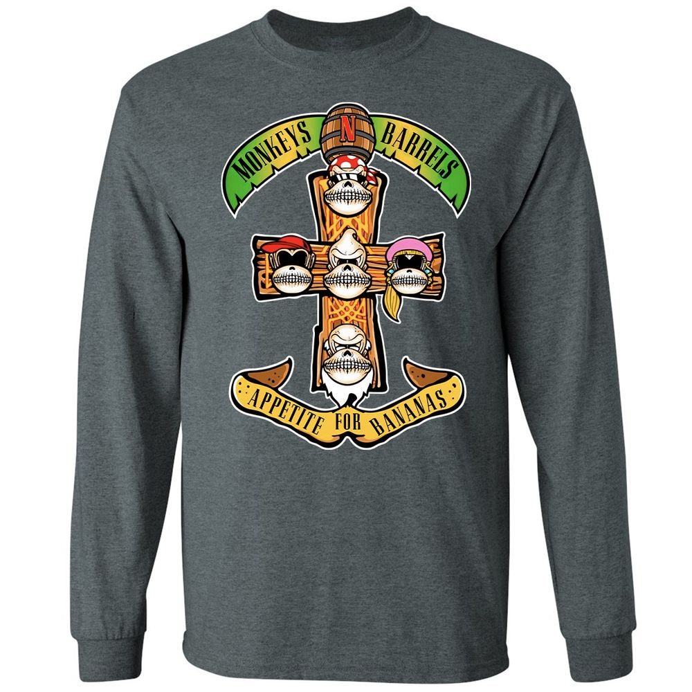 Long Sleeve T-Shirt - LTR859GH - Dark Heather - 15