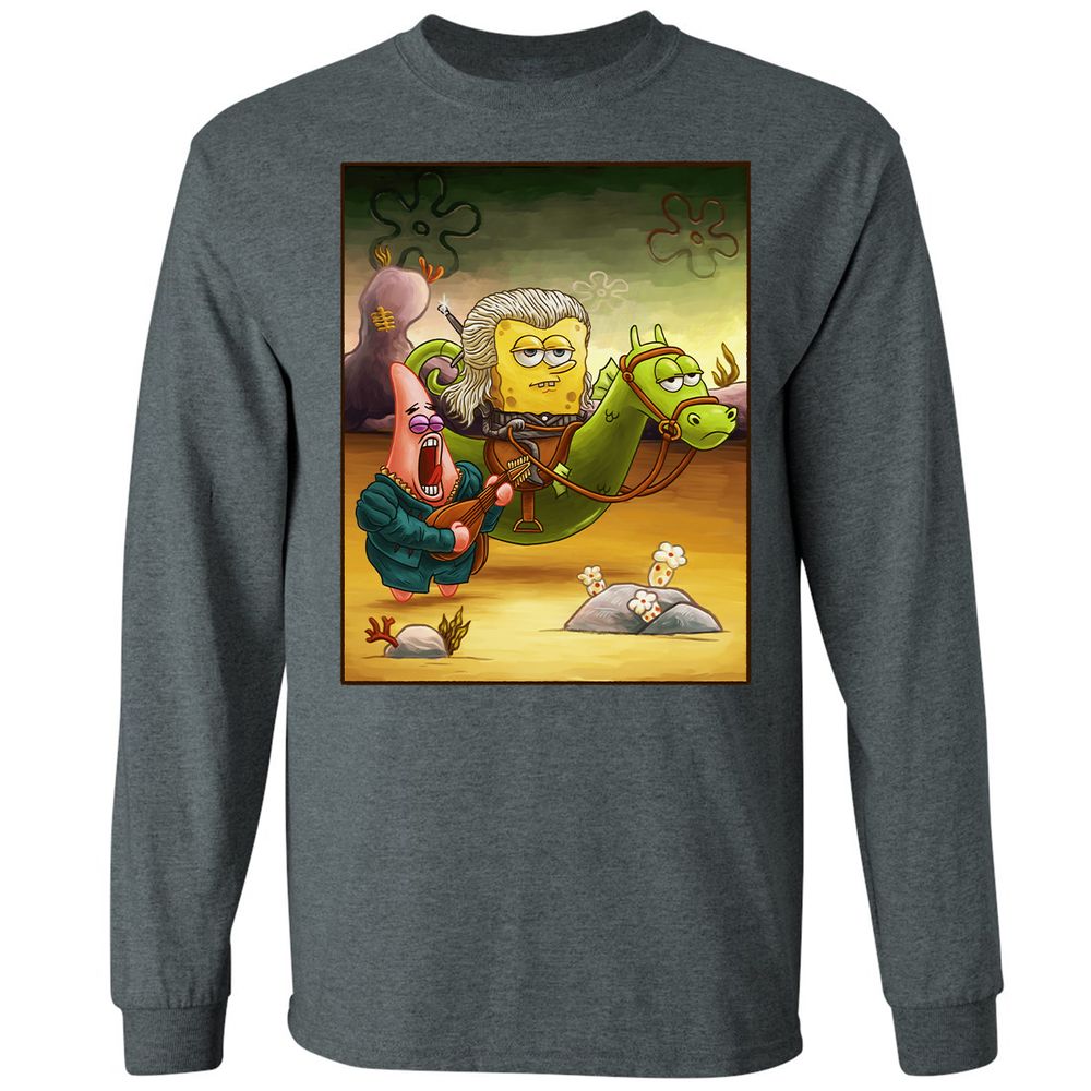 Long Sleeve T-Shirt - UZFZV3RH - Dark Heather - 15