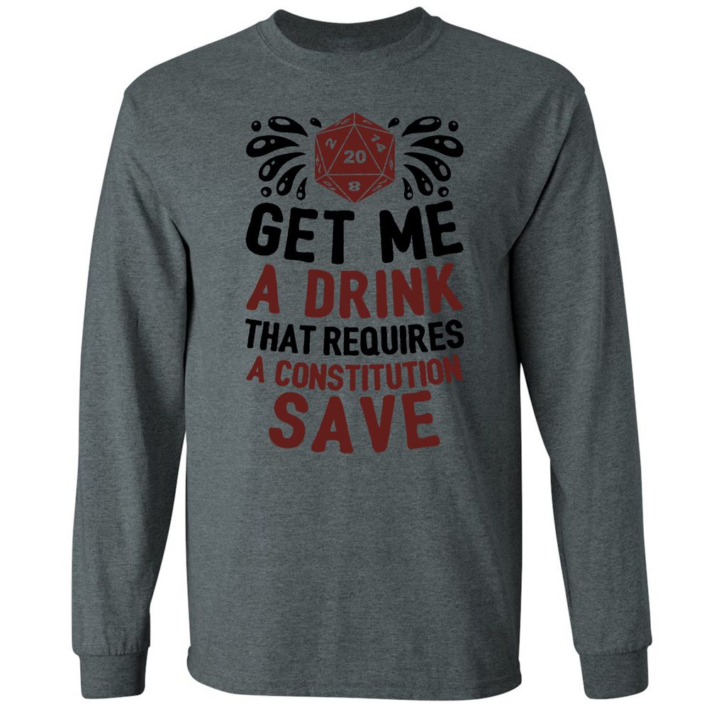 Long Sleeve T-Shirt - 5T3GSAAA - Dark Heather - 15