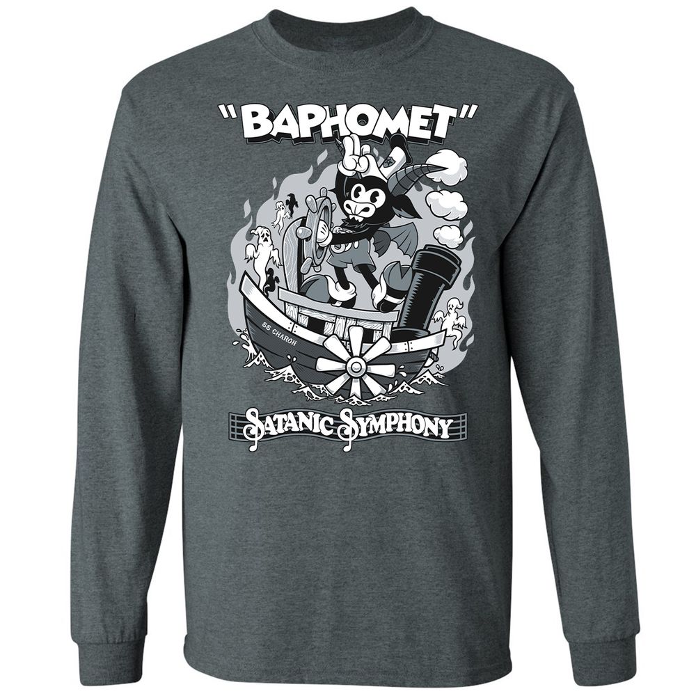 Long Sleeve T-Shirt - EGRQYVXZ - Dark Heather - 15