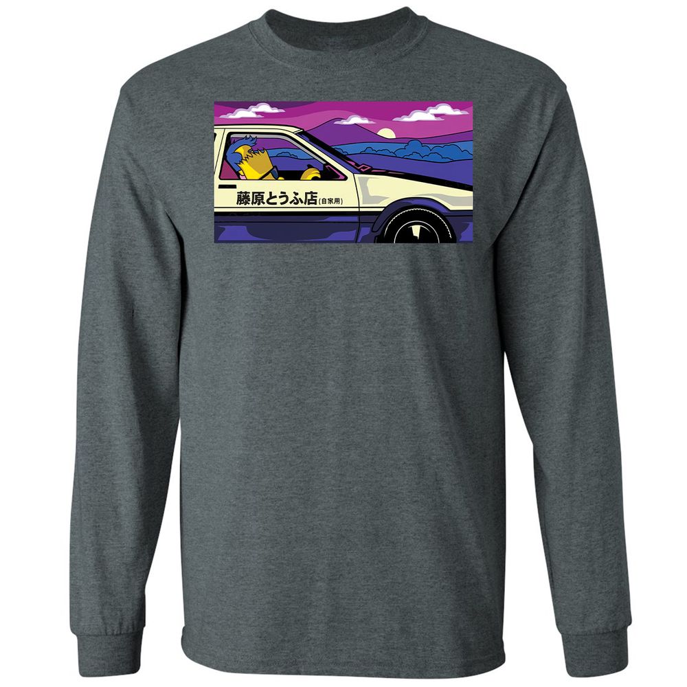 Long Sleeve T-Shirt - 9ETDAZSK - Dark Heather - 15