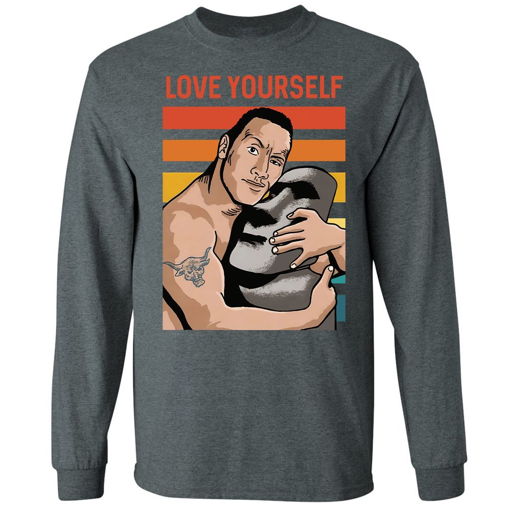Long Sleeve T-Shirt - CS4YK7NJ - Dark Heather - 15