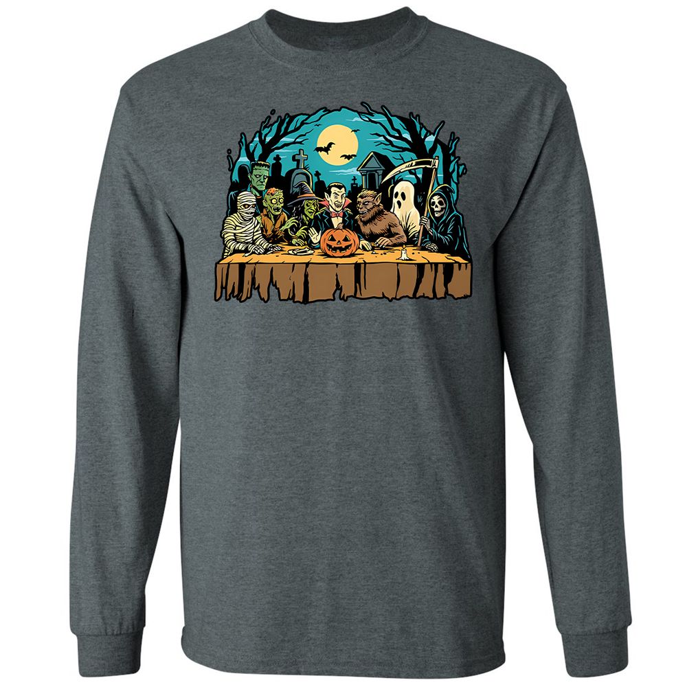 Long Sleeve T-Shirt - XD8KB45T - Dark Heather - 15