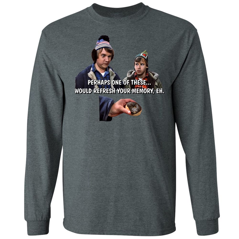 Long Sleeve T-Shirt - AZPXZAGQ - Dark Heather - 15