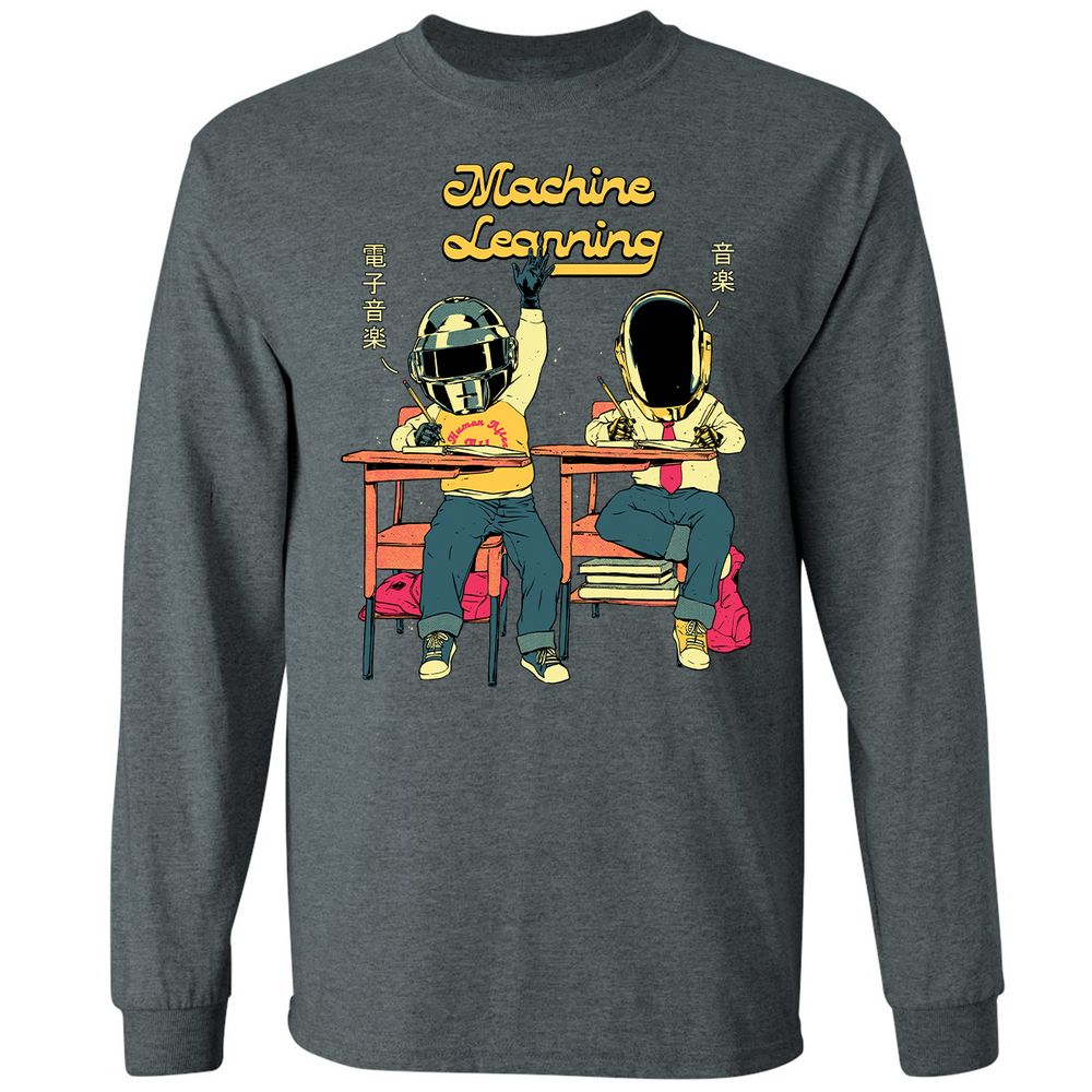 Long Sleeve T-Shirt - TBTE5D9G - Dark Heather - 15