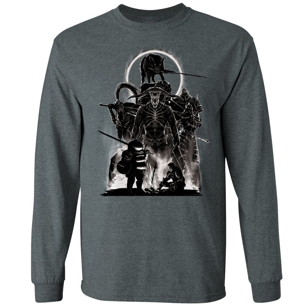 Long Sleeve T-Shirt - NZG5HDCG - Dark Heather - 15