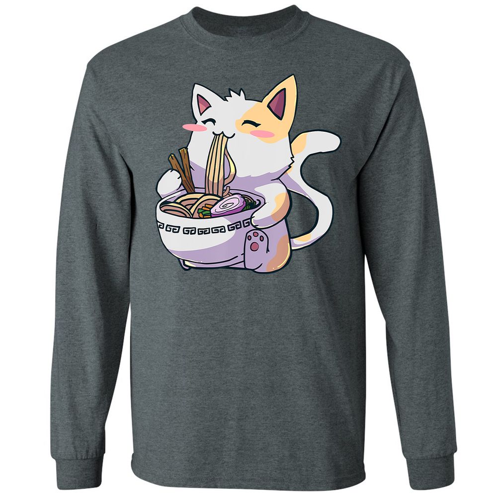 Long Sleeve T-Shirt - WQDTM5V4 - Dark Heather - 15