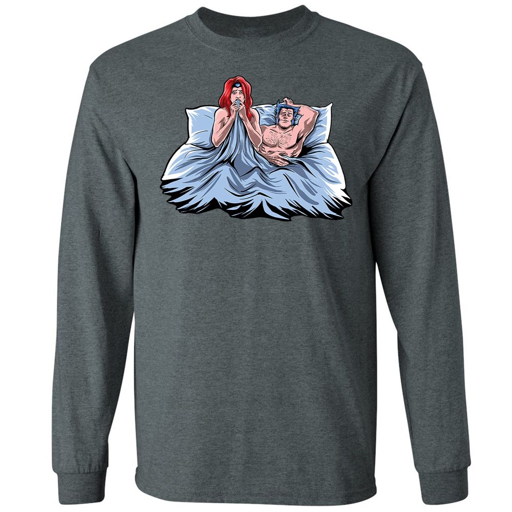 Long Sleeve T-Shirt - J75XG46M - Dark Heather - 15