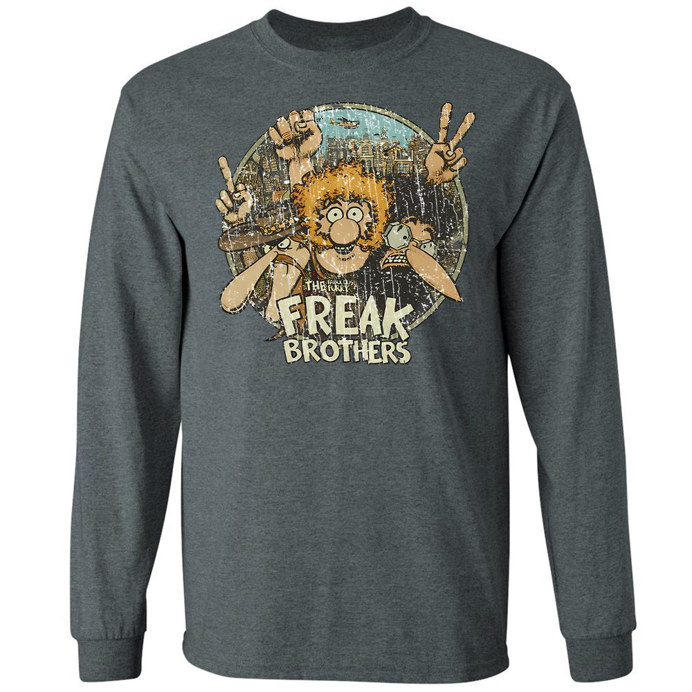 Long Sleeve T-Shirt - QM6AFH1J - Dark Heather - 15