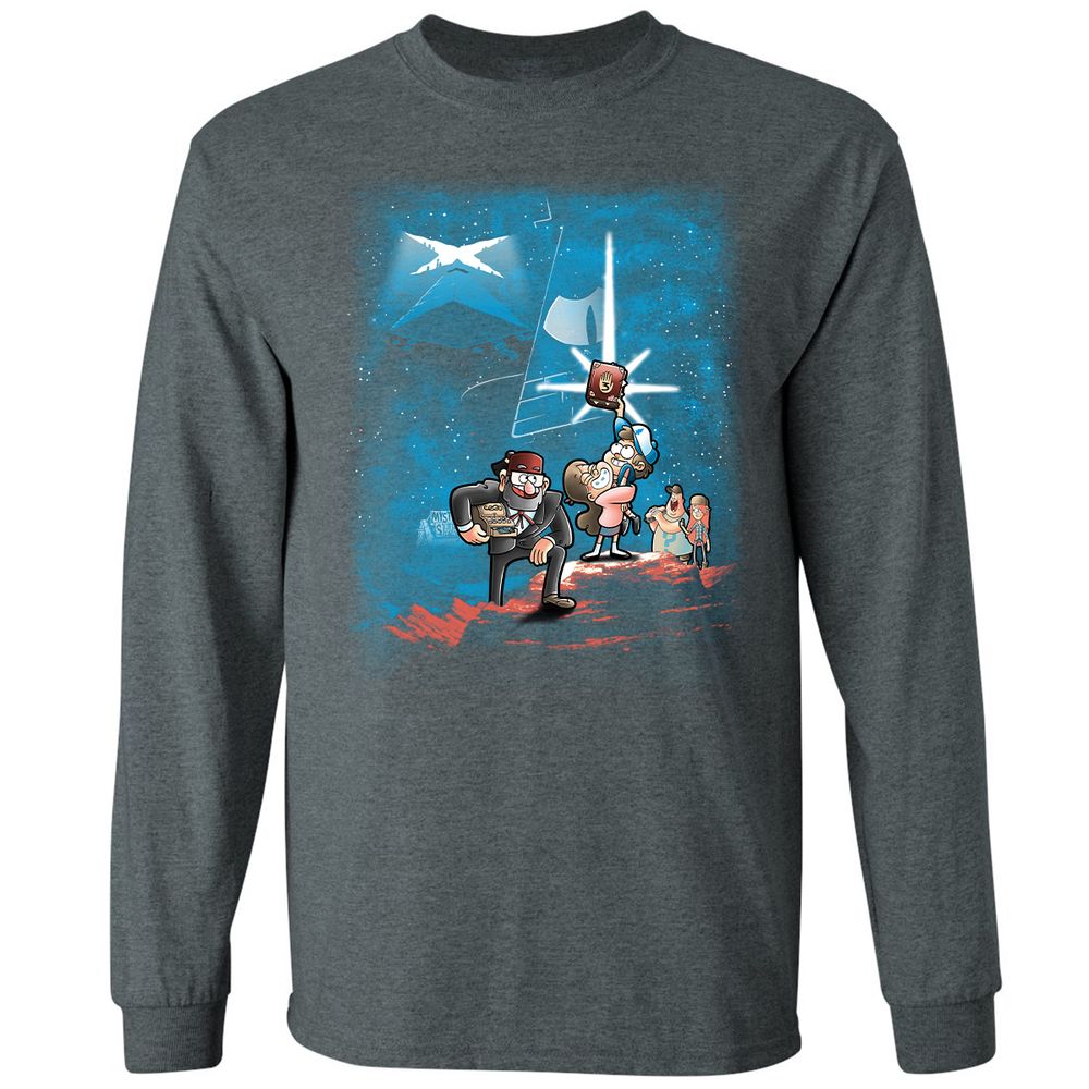 Long Sleeve T-Shirt - ZVS47HGR - Dark Heather - 15