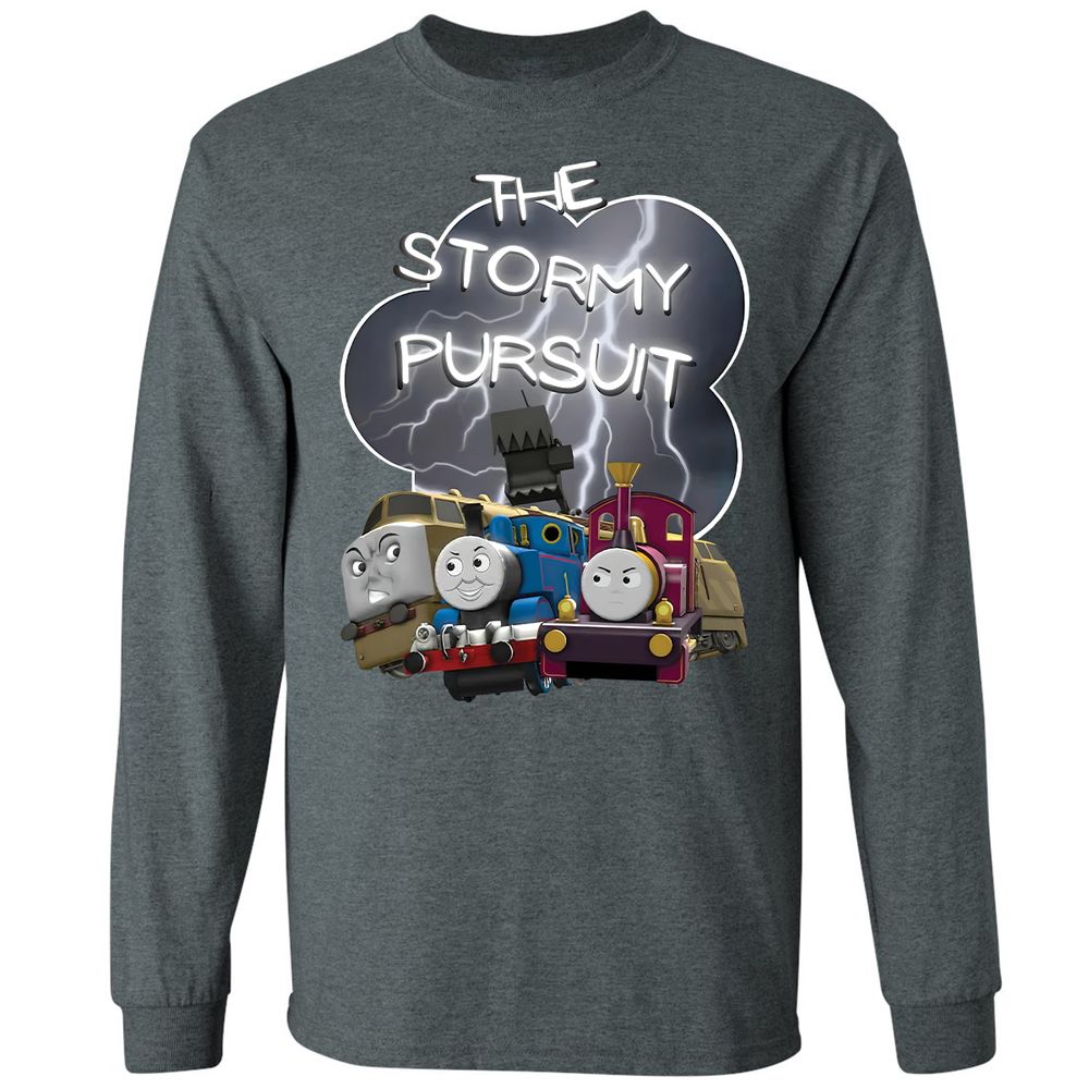 Long Sleeve T-Shirt - YUC9FEZK - Dark Heather - 15
