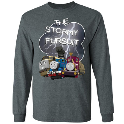 Long Sleeve T-Shirt - YUC9FEZK - Dark Heather - 15