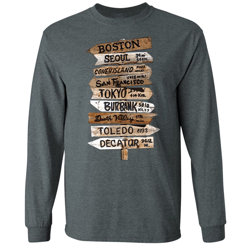 Long Sleeve T-Shirt - X736DFTP - Dark Heather - 15