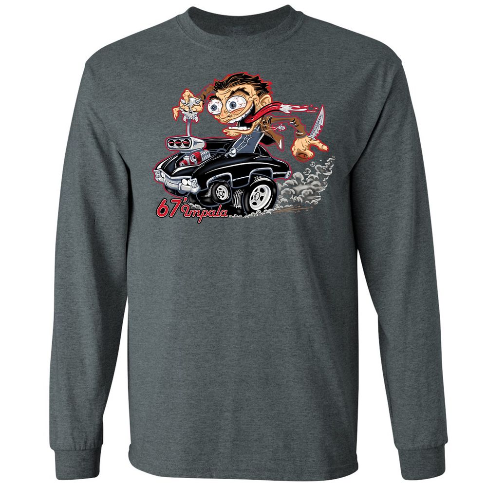 Long Sleeve T-Shirt - SY9DNQ79 - Dark Heather - 15