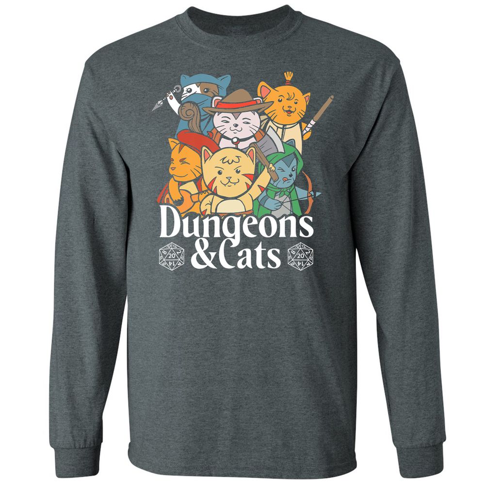 Long Sleeve T-Shirt - C69W3AFQ - Dark Heather - 15