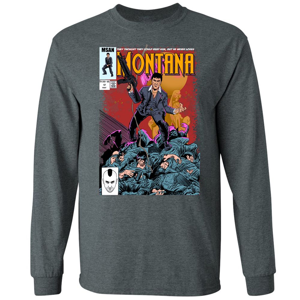 Long Sleeve T-Shirt - UDDM8AUX - Dark Heather - 15